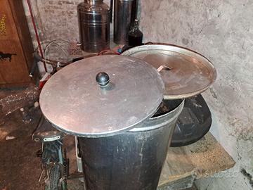 Serbatoio inox per vino 35 L tappo galleggiante 