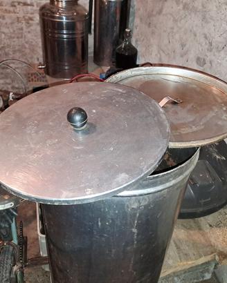 Serbatoio inox per vino 35 L tappo galleggiante 