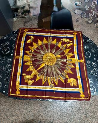 foulard in twill di seta Hermès Vintage