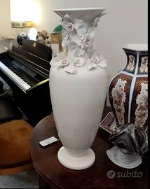 grande vaso capodimonte alto  60cm