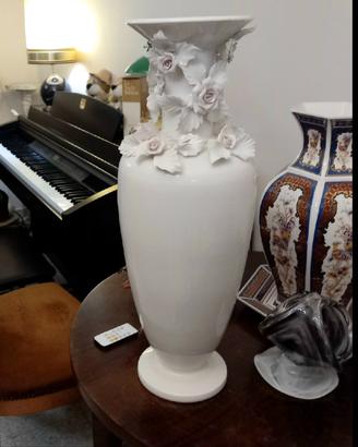 grande vaso capodimonte alto  60cm