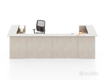 Banco reception doppia postazione - 3 metri