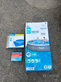Piscina+ Telo + kit manutenzione