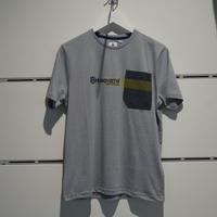 T-Shirt Moto Husqvarna Origin Pocket Tee Grigia co