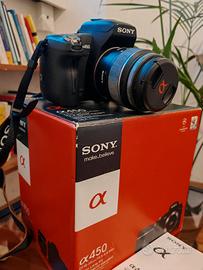 Reflex digitale Sony Alpha 450 + DT 18-55 kit