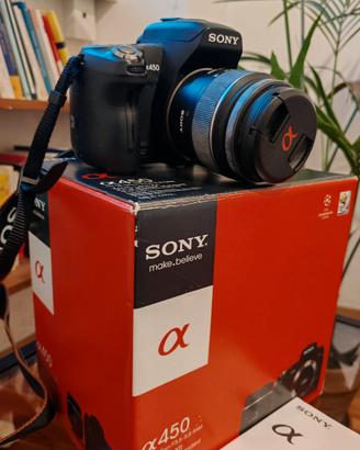 Reflex digitale Sony Alpha 450 + DT 18-55 kit