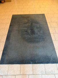 Tappeto Poltronesofa grigio scuro 160x230cm