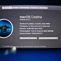 MacBook pro Retina 15" 2013