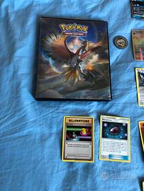 carte pokemon  con album e monetina
