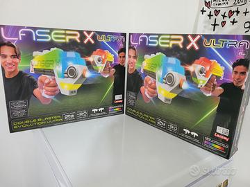 2x Laser X Ultra Gioco Bambini 4 Pistole Wireless