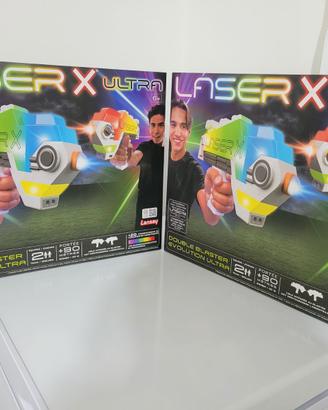 2x Laser X Ultra Gioco Bambini 4 Pistole Wireless