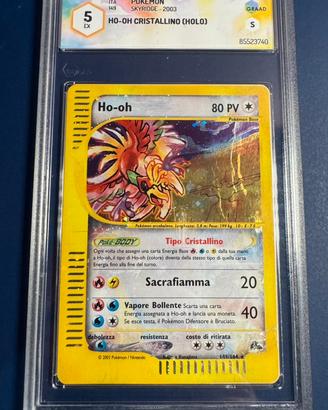 pokemon ho-oh cristal skyridge italiano graad 5