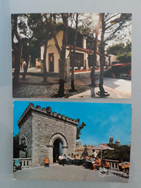 6 cartoline Erice bar, villaggio turistico,vedute