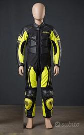 Tuta minimoto Auklet pelle/tessuto Tg. 4-6anni xxs