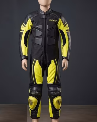 Tuta minimoto Auklet pelle/tessuto Tg. 4-6anni xxs