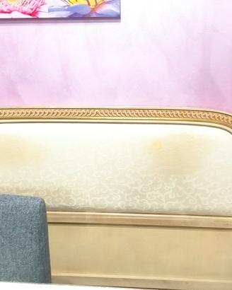 testiera letto matrimoniale +rete+materasso 