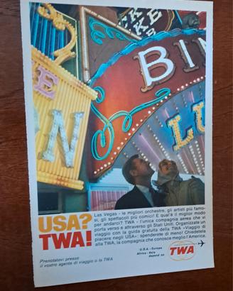 Pubblicità TWA Airlines (1963)