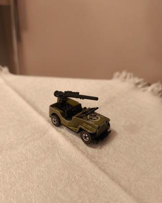 Modellino auto Hot Heels Gunslinger Jeep Militare
