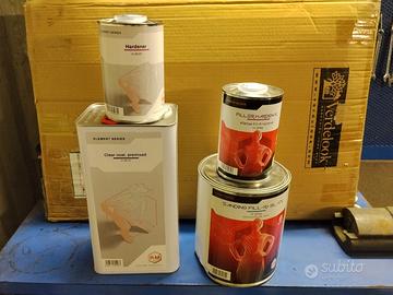 Vernice per carrozzeria Trasparente 4L Fondo 3L
