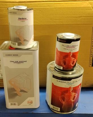 Vernice per carrozzeria Trasparente 4L Fondo 3L