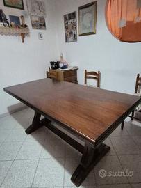 tavolo in noce massello frattini allungabile