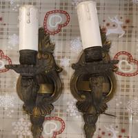 candelabro luce lampadina vintage barocco 