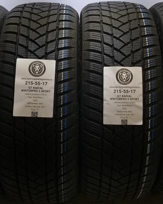 4 GOMME 215 55 17 GT RADIAL A67813