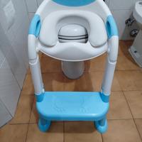 Riduttore WC con scaletta per bambini