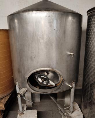 serbatoio acciaio 12 hl 