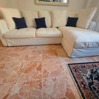 Divano letto angolare con chaise longue contenitor