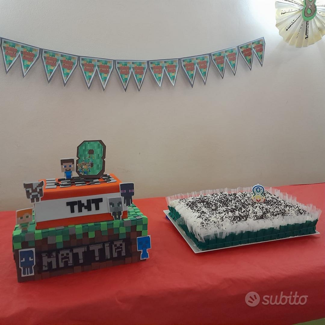 Torta di compleanno Minecraft - Tutto per i bambini In vendita a