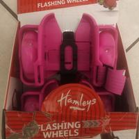 Hamleys Flashing Wheels Pink - Pattini Rosa - tagl