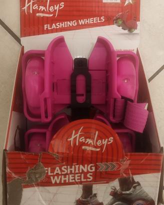 Hamleys Flashing Wheels Pink - Pattini Rosa - tagl