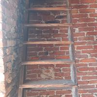 antica vecchia scala epoca di legno 3 mt circa