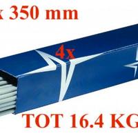 4x Elettrodi rivestimento basico saldatura 2,5x350