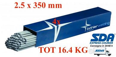 4x Elettrodi rivestimento basico saldatura 2,5x350
