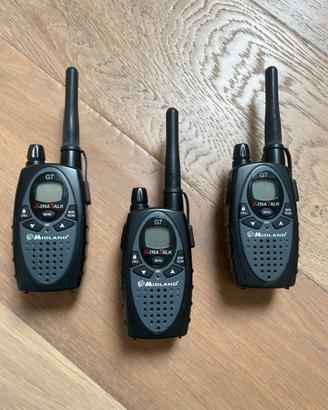 Coppia Radio Midland G7 bibanda