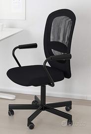 Sedia girevole con braccioli Ikea per ufficio Ikea