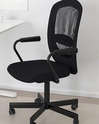 Sedia girevole con braccioli Ikea per ufficio Ikea