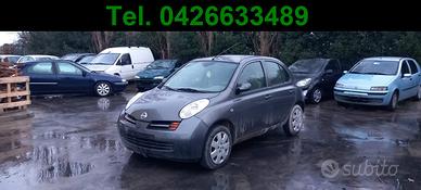 Ricambi usati NISSAN MICRA K12 1.5 DCI- NO MOTORE