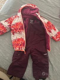 Tuta da neve bambina DECATHLON
