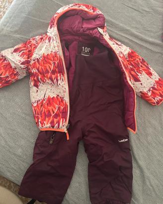 Tuta da neve bambina DECATHLON
