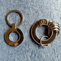 Coppia di portachiavi. Morellato,Giorgio Armani.