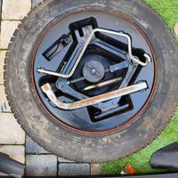 kit ruota di scorta fiat panda 169 + barre 