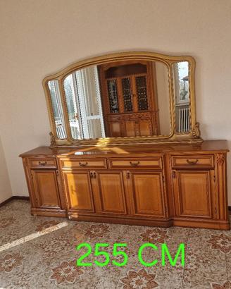 credenza con specchio 