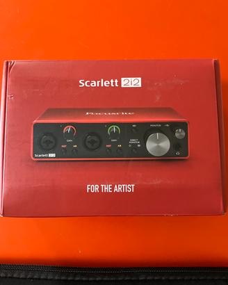Focusrite Scarlett 2i2 3rd Gen + Scatola Originale