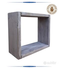 MENSOLA DA PARETE IN LEGNO STILE SHABBY CHIC