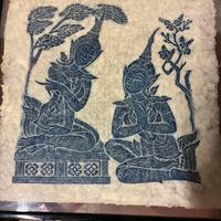 Temple rubbings thai, in cornice