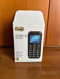 Telefono con basetta d appoggio Trevi sicuro 10