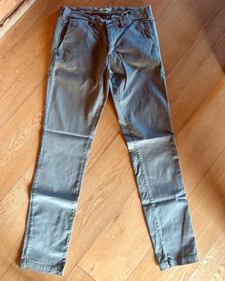 Pantaloni da uomo grigio/beige, taglia 46